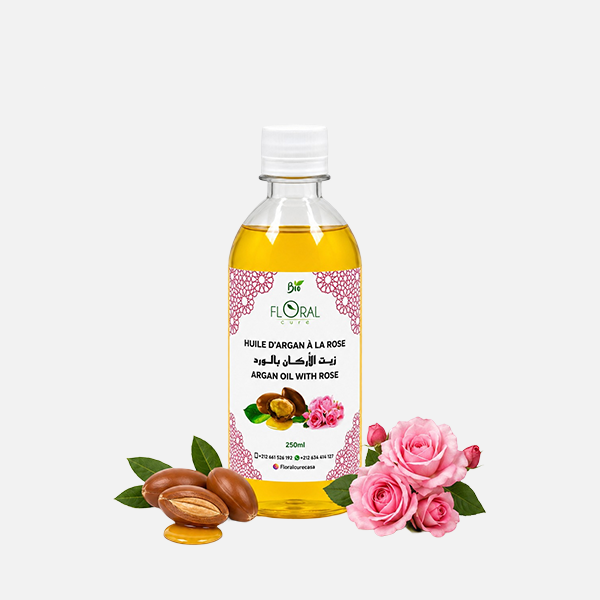Huile Argan à la rose