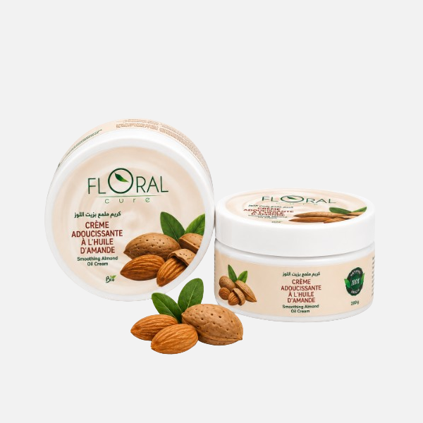 Crème à l'huile huile amende