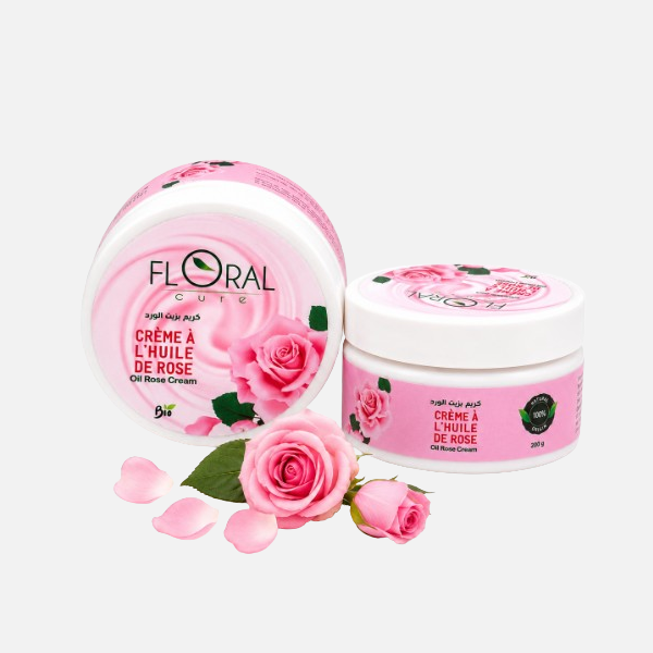 Crème à l'huile de rose